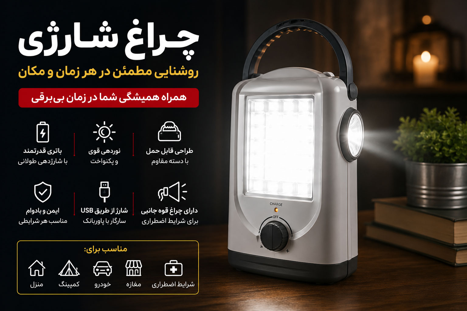 بهترین وسایل کاربردی برای زمان بیبرقی