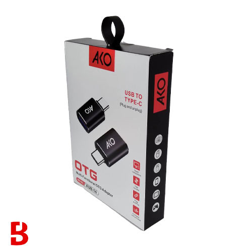 قیمت و خرید مبدل OTG Type C به USB آکو