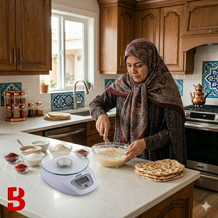 قیمت و خرید ترازو دیجیتال آشپزخانه پارس خزر مدل Habi-Life
