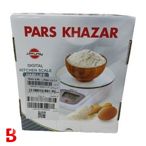 قیمت و خرید ترازو دیجیتال آشپزخانه پارس خزر مدل Habi-Life