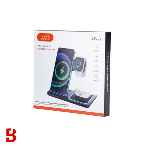قیمت و خرید شارژر بی سیم آکو مدل AW-3 | سهند بی استور
