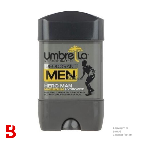 قیمت و خرید ژل دئودورانت مردانه آمبرلا Hero Man ۷۵ میلی‌لیتری | سهند بی استور
