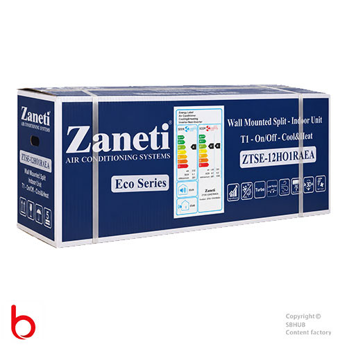 قیمت و خرید کولر گازی 12000 T1 زانتی مدل ZTSE - 12 HO1