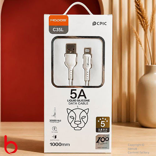 قیمت و خرید کابل شارژ ۱ متری MODOS مدل C35L | سهند بی استور